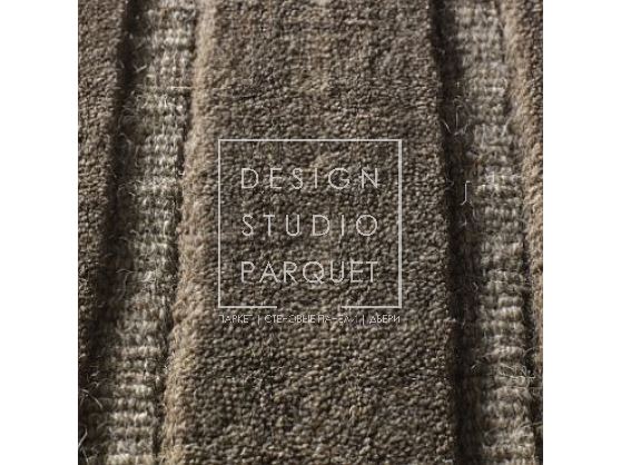 Ковер ручной работы Jacaranda Carpets Velvet Stripe Серо-коричневый + Серо-стальной